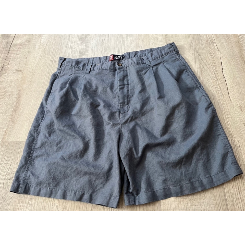 Chaps Ralph Lauren linen blend pleated men’s shorts waist 40